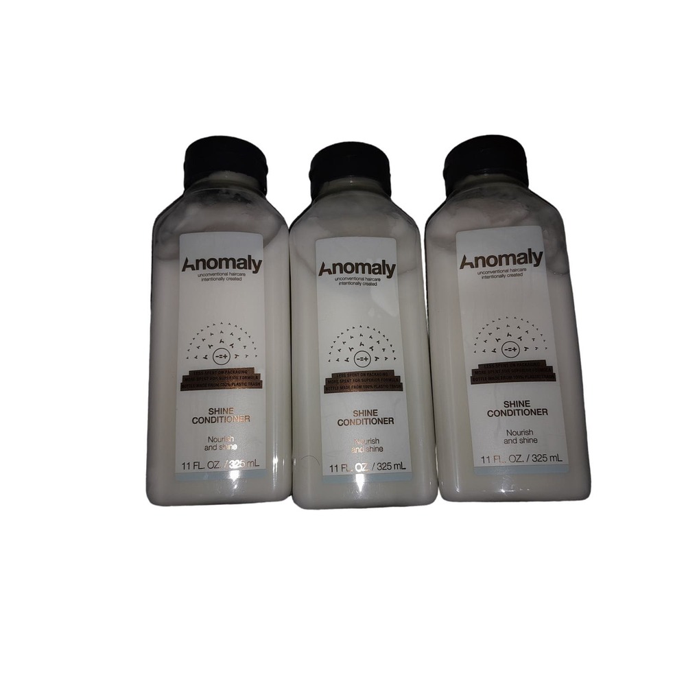 3 Anomaly Shine Hair Conditioner Murumuru Butter and Jojoba Oil, 11 fl oz